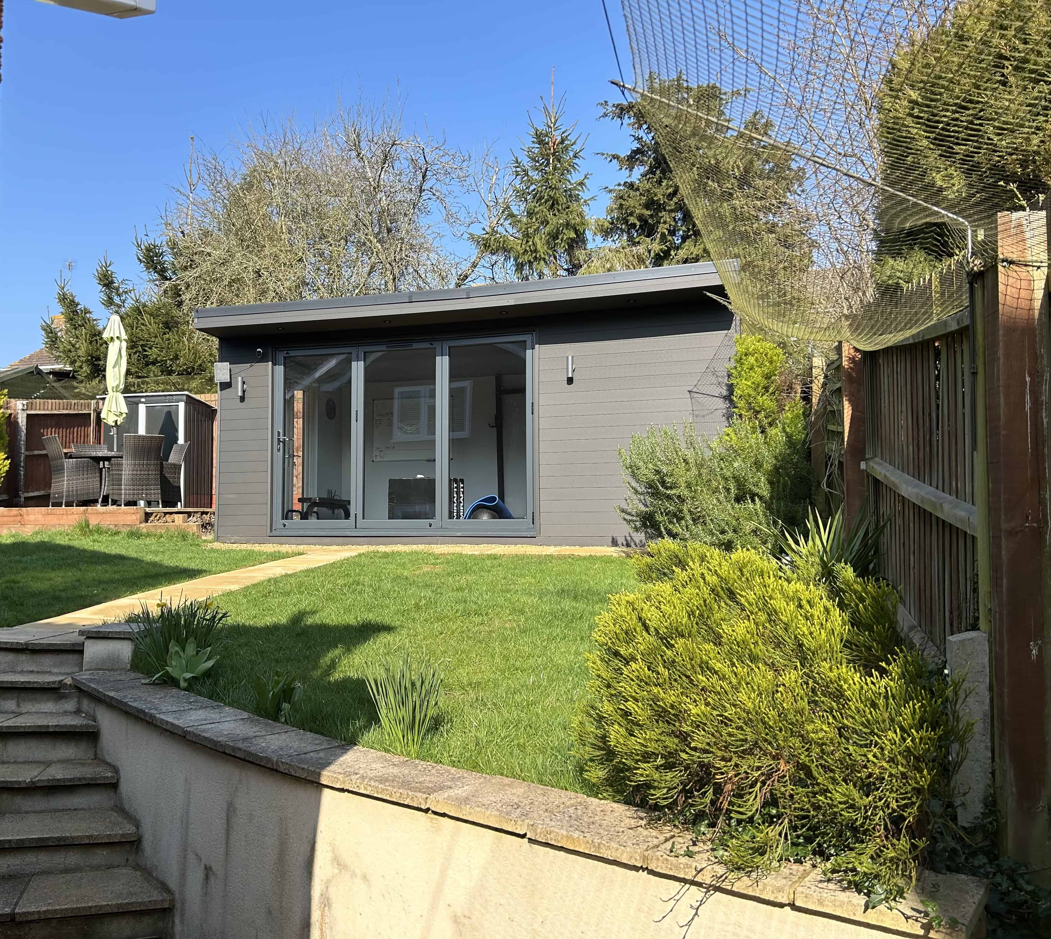 Garden Room Kingsthorpe - Bespoke garden room build in Kingsthorpe, perfect for use as a home gym or hobby space. in Kingsthorpe
